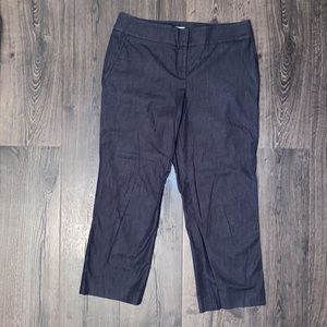 Loft- Gray Cropped Pants